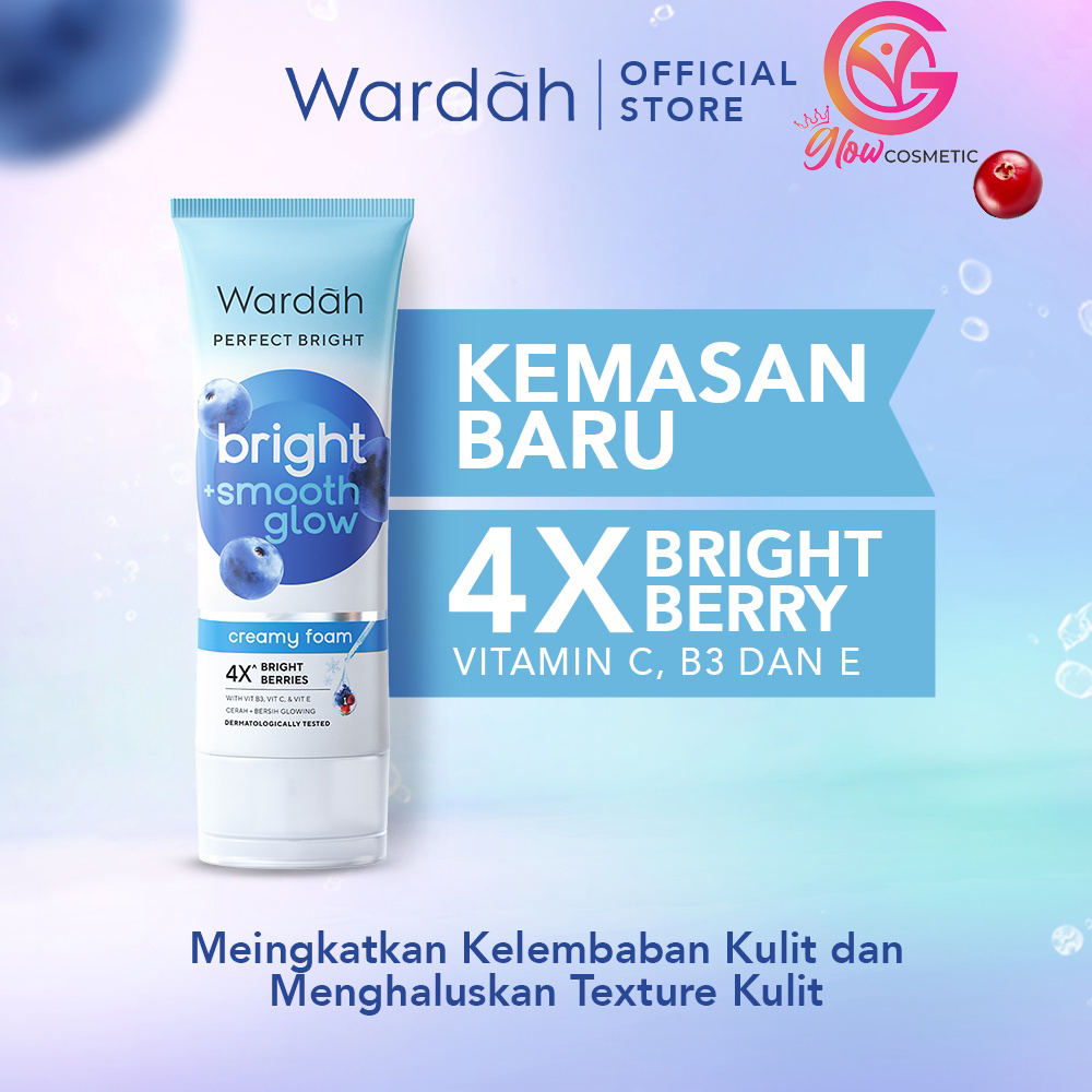 WARDAH PERFECT BRIGHT CREAMY FOAM BRIGHTENING + SMOOTHING