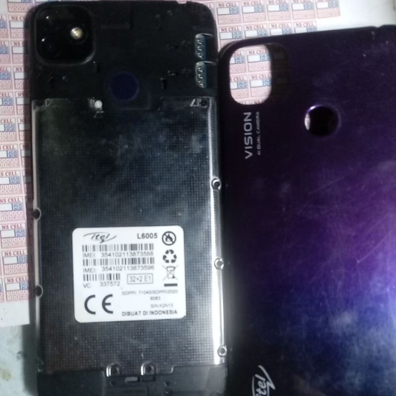 hp unit Itel L6005  hidup normal nus lcd z garansi tested