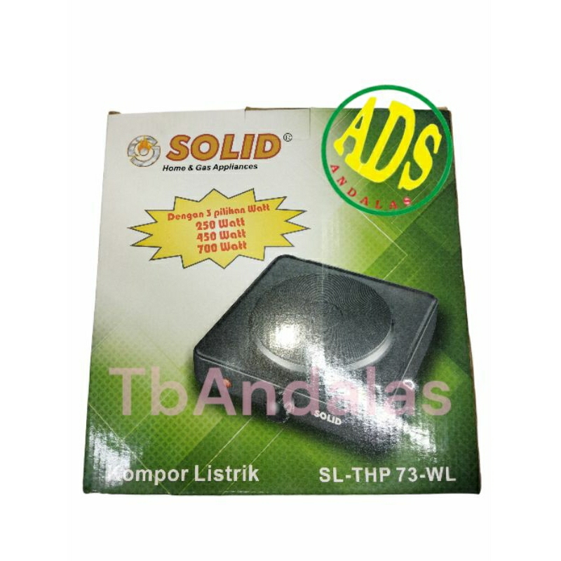 SOLID Kompor Listrik Portable SL THP 73 WL