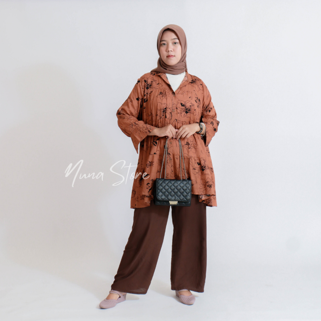 Nuna Store x Kalaya Atasan Wanita Kalaya Tunik Aster
