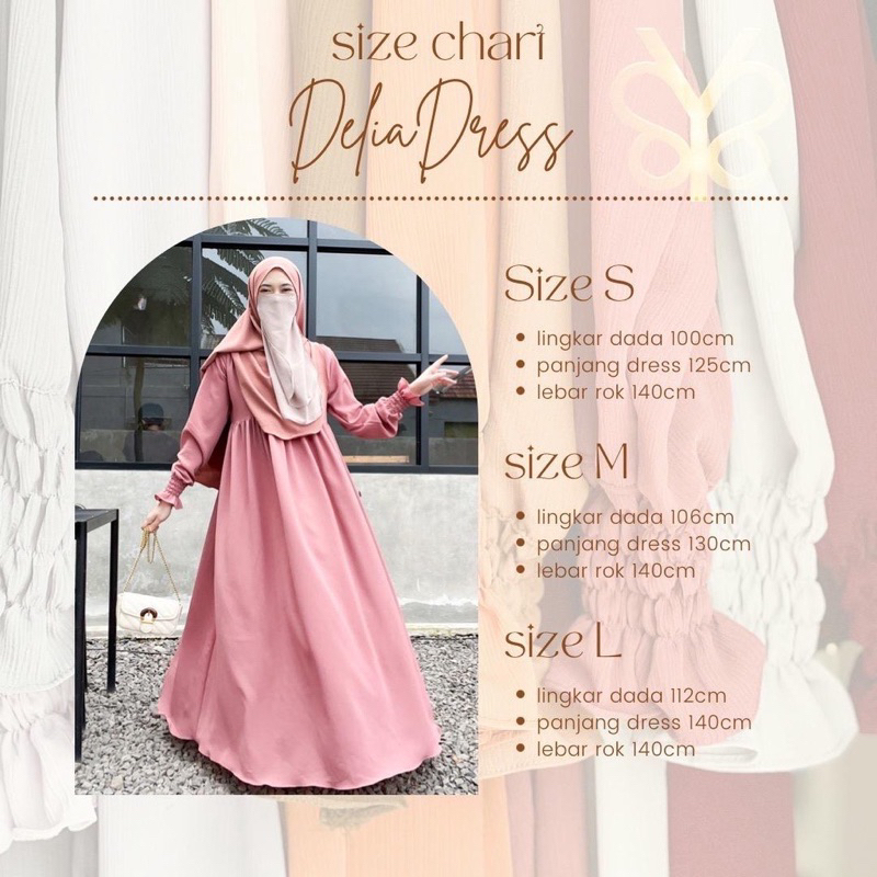 GAMIS YOORA SARAH MELISA DRESS BY YOORA SARAH