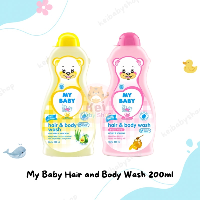 My Baby Hair and Body Wash 100ml 200ml Sabun Bayi 2in1