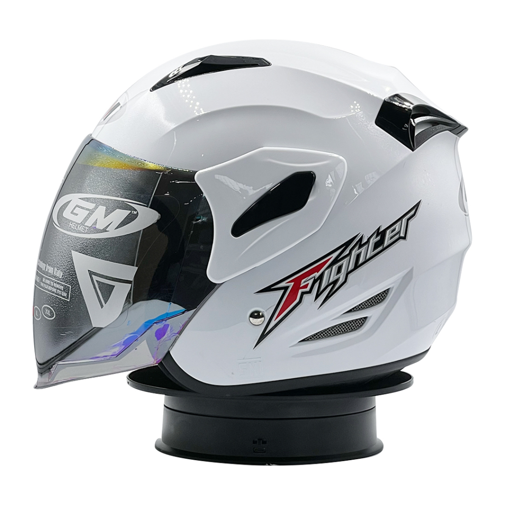 Helm GM Fighter Solid White