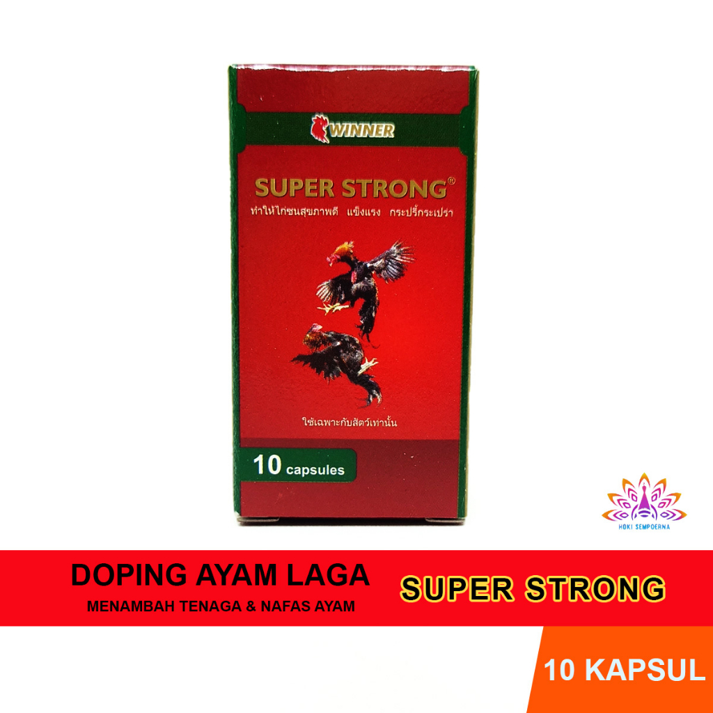 SUPER STRONG doping ayam pengganti merk supertop Vitamin Doping ayam jago Extra Power