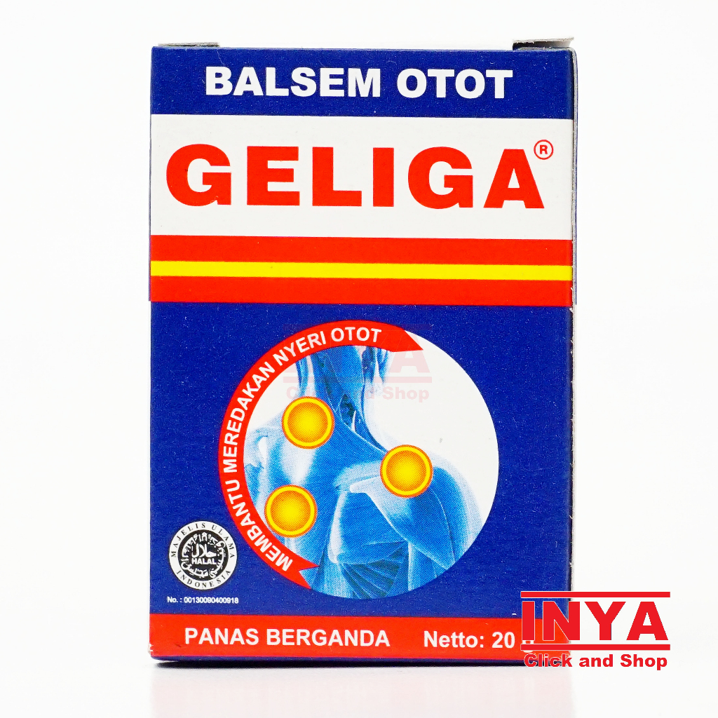 Balsem Otot Geliga 20gr - Obat Gosok - Balm - Ointment