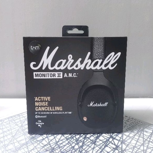 Headset Earphone Marshall Monitor II ANC Original New in Box