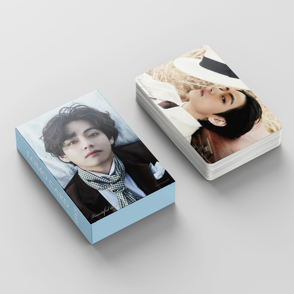 [kstuffind] BTS TAEHYUNG VEAUTIFUL DAY PHOTOCARD LOMO CARD PHOTO KARTU FOTO PC BTS ARMY BANGTAN MURAH 54PCS PCS 54