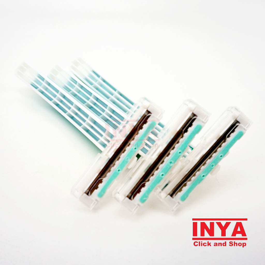 Schick Exacta 2 Sensitive isi 2+1 - Pisau Cukur Sekali Pakai - Alat Cukur - Disposable Shaving Kit