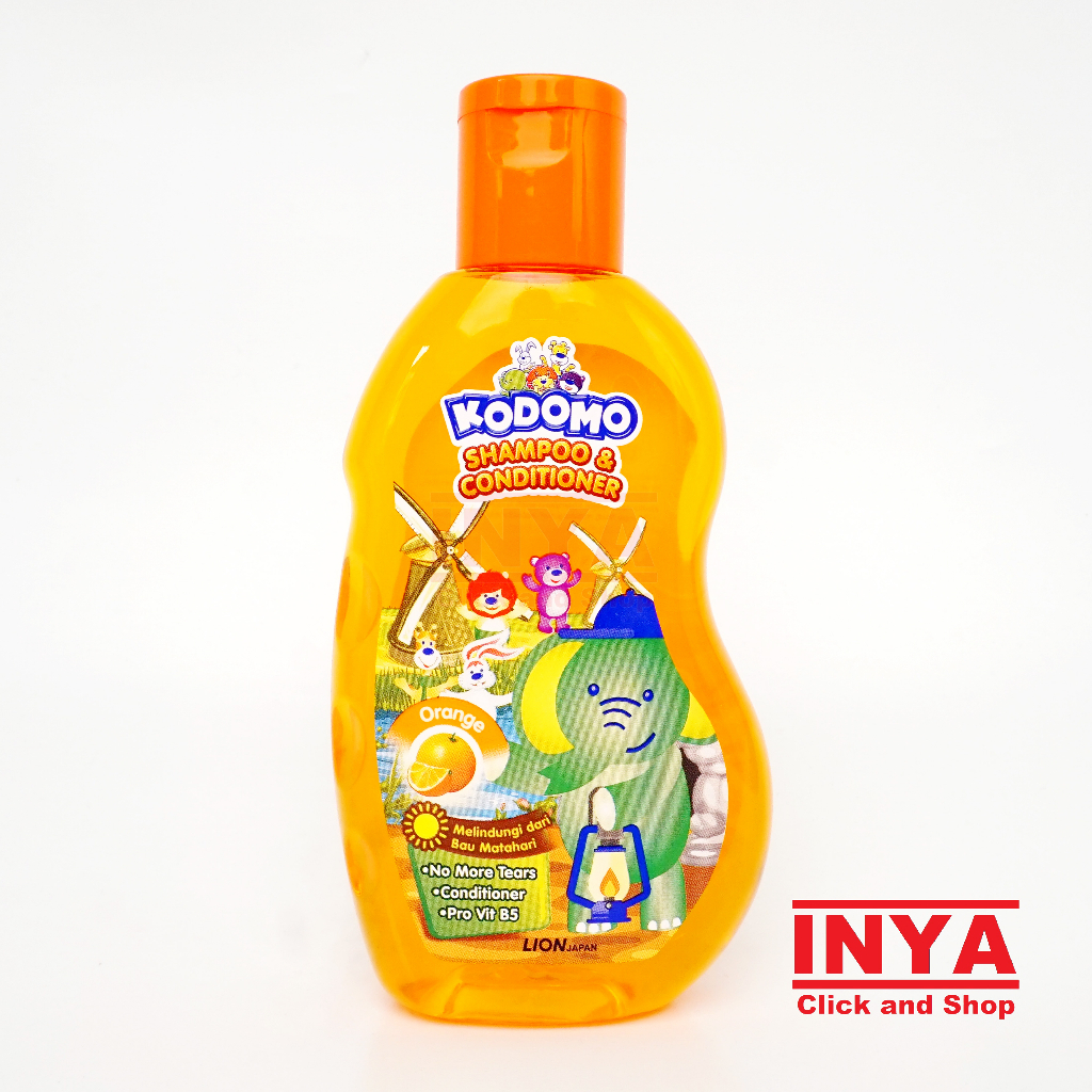 Kodomo Shampoo &amp; Conditioner Orange 200ml - Shampo Bayi - Baby &amp; Kids