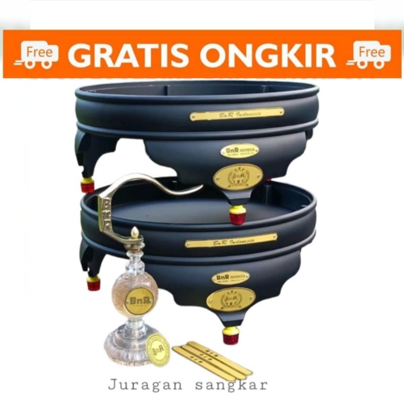 TEBOK LOVE BIRD BNR ORIGINAL  BLACK DOFF 1 paket banyak bonus//AKSESORIS..