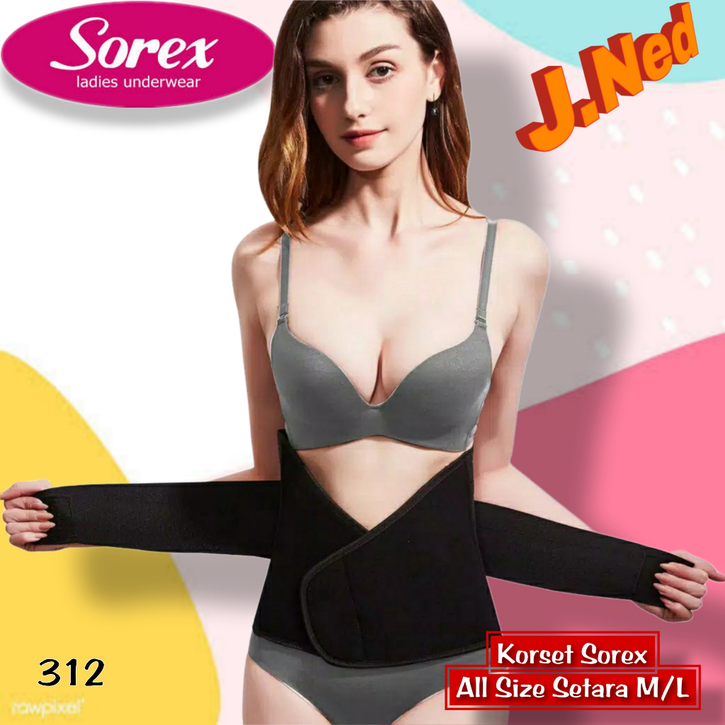 J312 SETAGEN WANITA KORSET PELANGSING SOREX REGULER SLIMMING CORSET