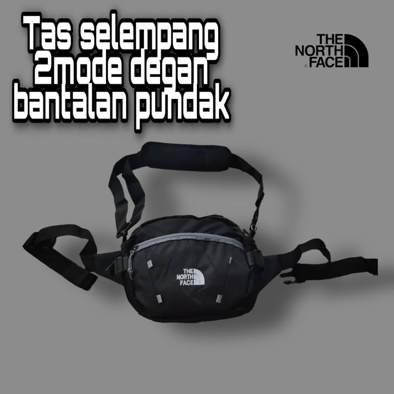 Tas Selempang tnf 2 mode Pria/Wanita Bantalan pundak