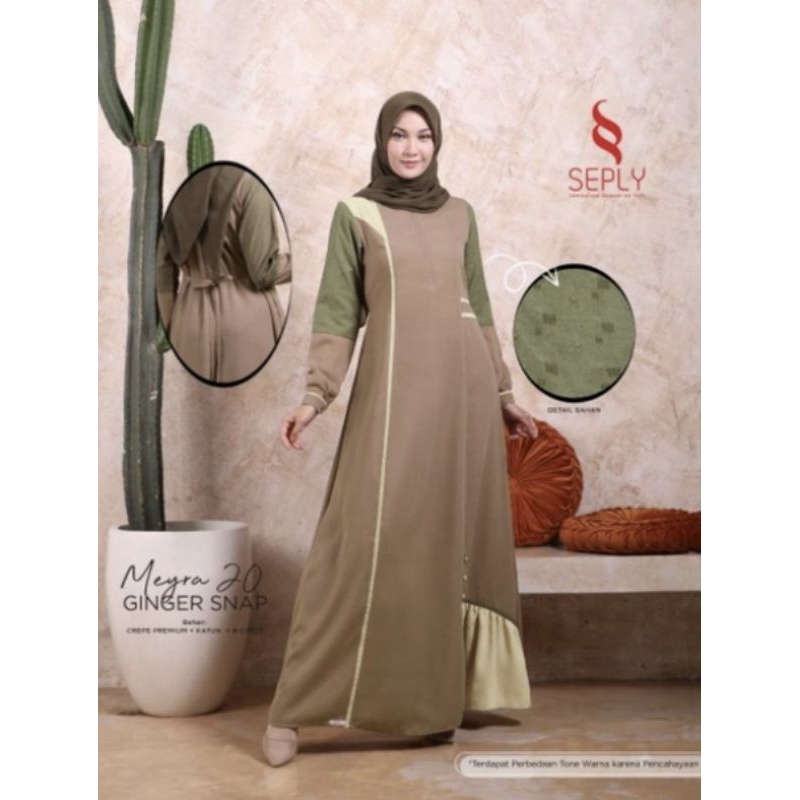Busana muslim terbaru  Meyra 20 by Seply