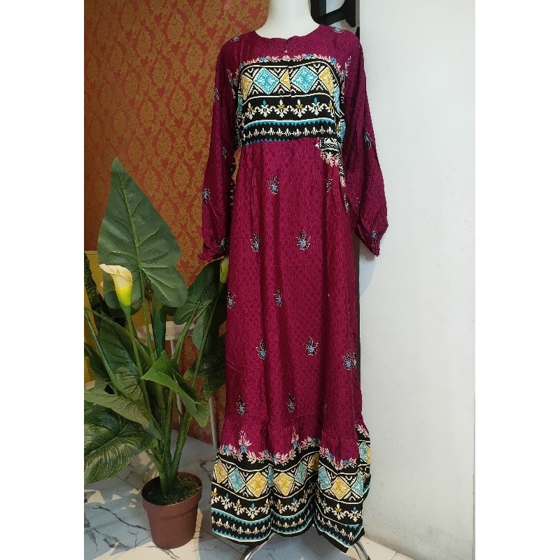 SALE Daster Gamis Gajah Putih Jumbo