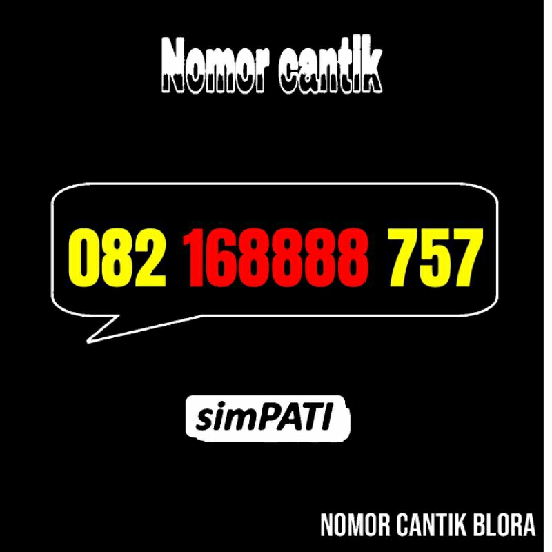 Nomor Cantik Simpati Nomer Cantik Simpati 168 1688 16888 168888 68 688 6888 68888 87 887 8887 88887 