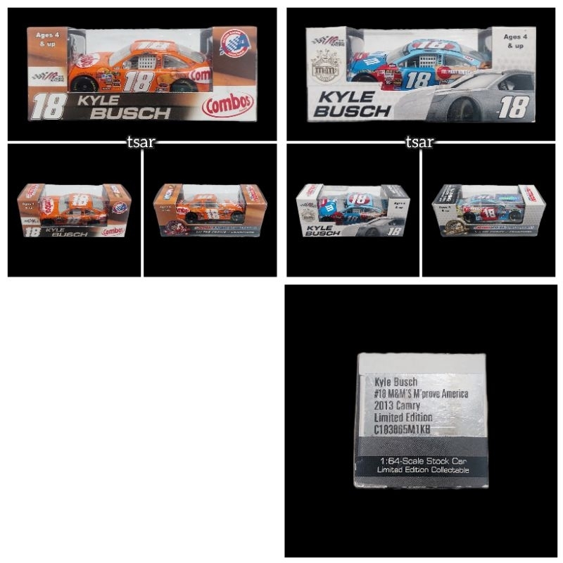 Nascar No 18 Kyle Busch ACTION LIONEL Card Box