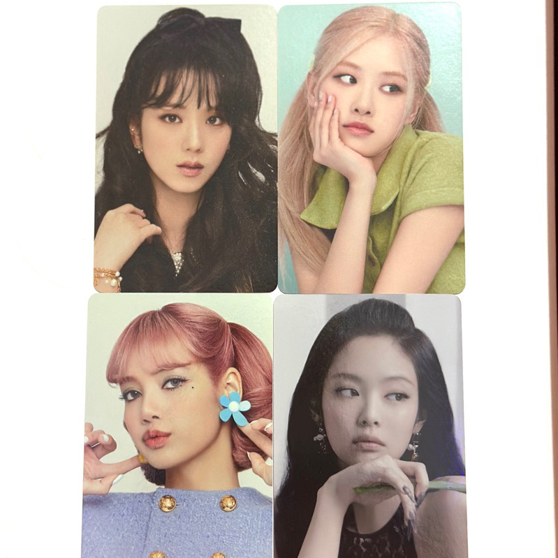 Blackpink welcoming collection 2022 Photocard set jisoo lisa rose jennie POB benefit