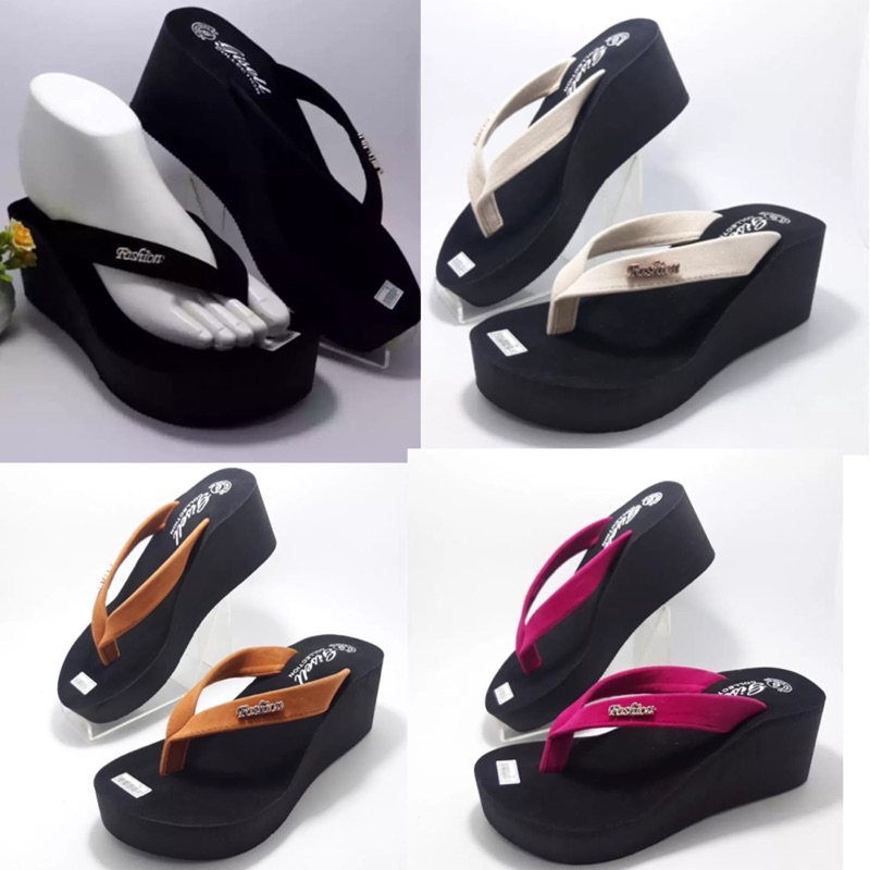 wedges spon wanita rendom model kekinian cuma bisa pilih warna