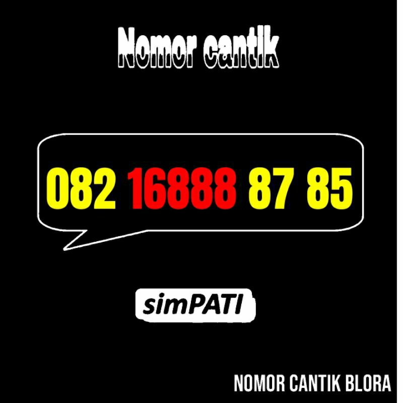 Nomor Cantik Simpati Nomer Cantik Simpati 168 1688 16888 168888 68 688 6888 68888 87 887 8887 88887 