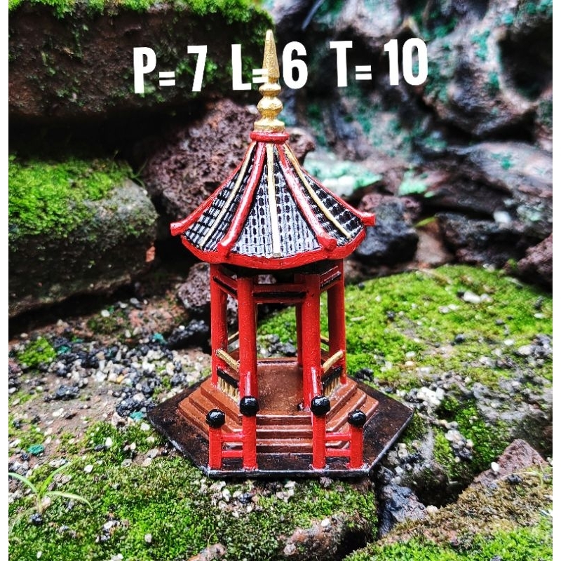 MINIATUR KUIL/MINATUR RUMAH./MIANTUR PVC./MINATUR AQUASCAPE/MINIATUR PALUDARIUM