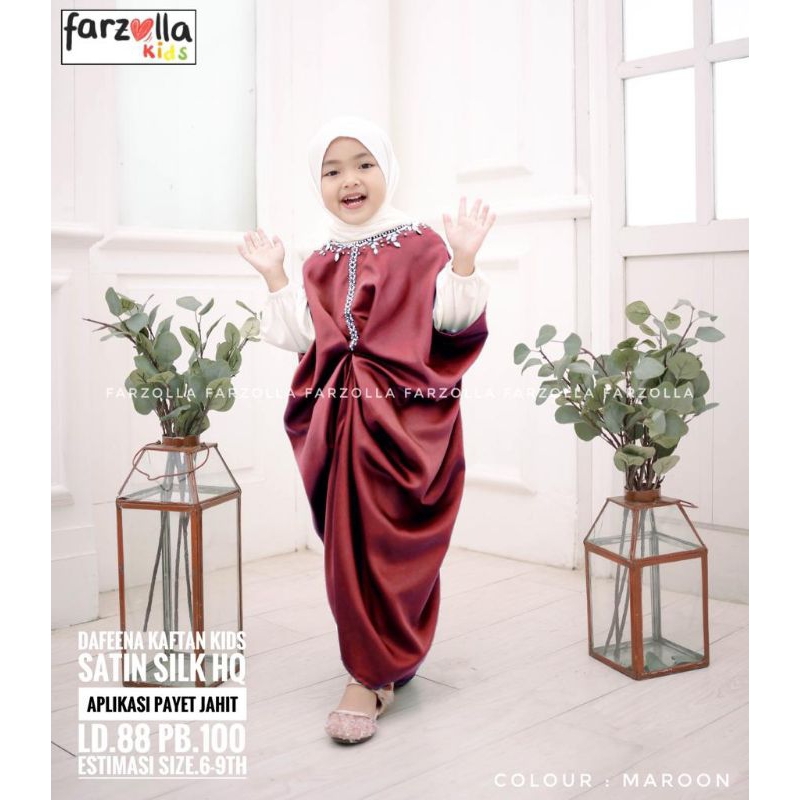 Dafeena Kaftan Kids ori FARZOLLA