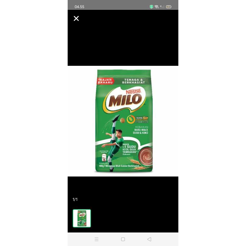 

milo 400 gram original