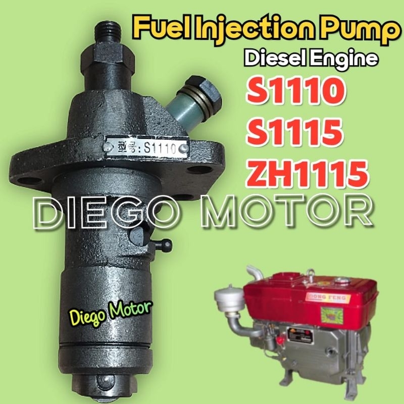 S1110 S1115 ZH1115 Fuel Injection Pump Assy Pompa Minyak Kompit Mesin Diesel Dongfeng JiangDong Shar