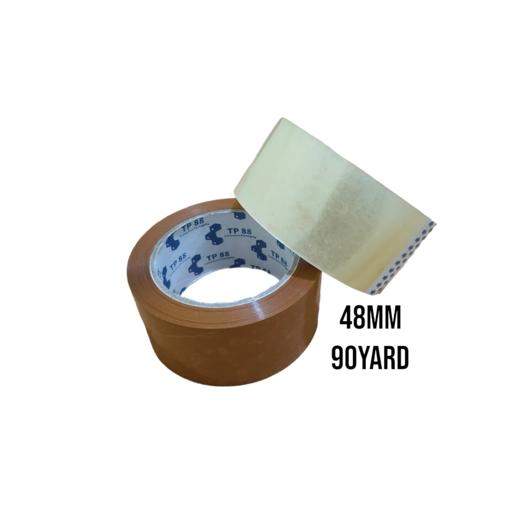 

Lakban OPP Tape TP88 48mm x 90yard [Bening/Coklat]