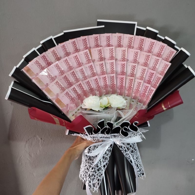 Buket bouquet wisuda pernikahan ulang tahun dan acara besar bisa request warna dan tambah kartu ucapan