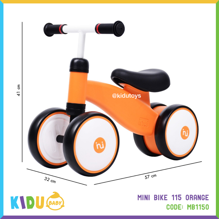 Mainan Anak Balance Bike / Push Bike / Mini Bike 115 Kidu Baby