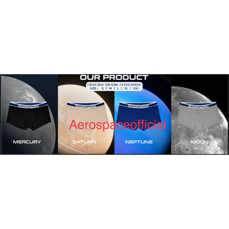 Aerospace boxer isi 4pcs boxer berteknologi aerocool