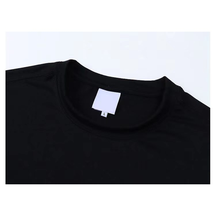 American Retro Baju Kaos Wanita Lengan Pendek Letter Motif Printed Kaos Hitam Oversize Kekinian Kaos Basic