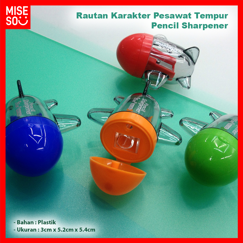 

Rautan Pencil Sharpener Karakter Pesawat Tempur 756