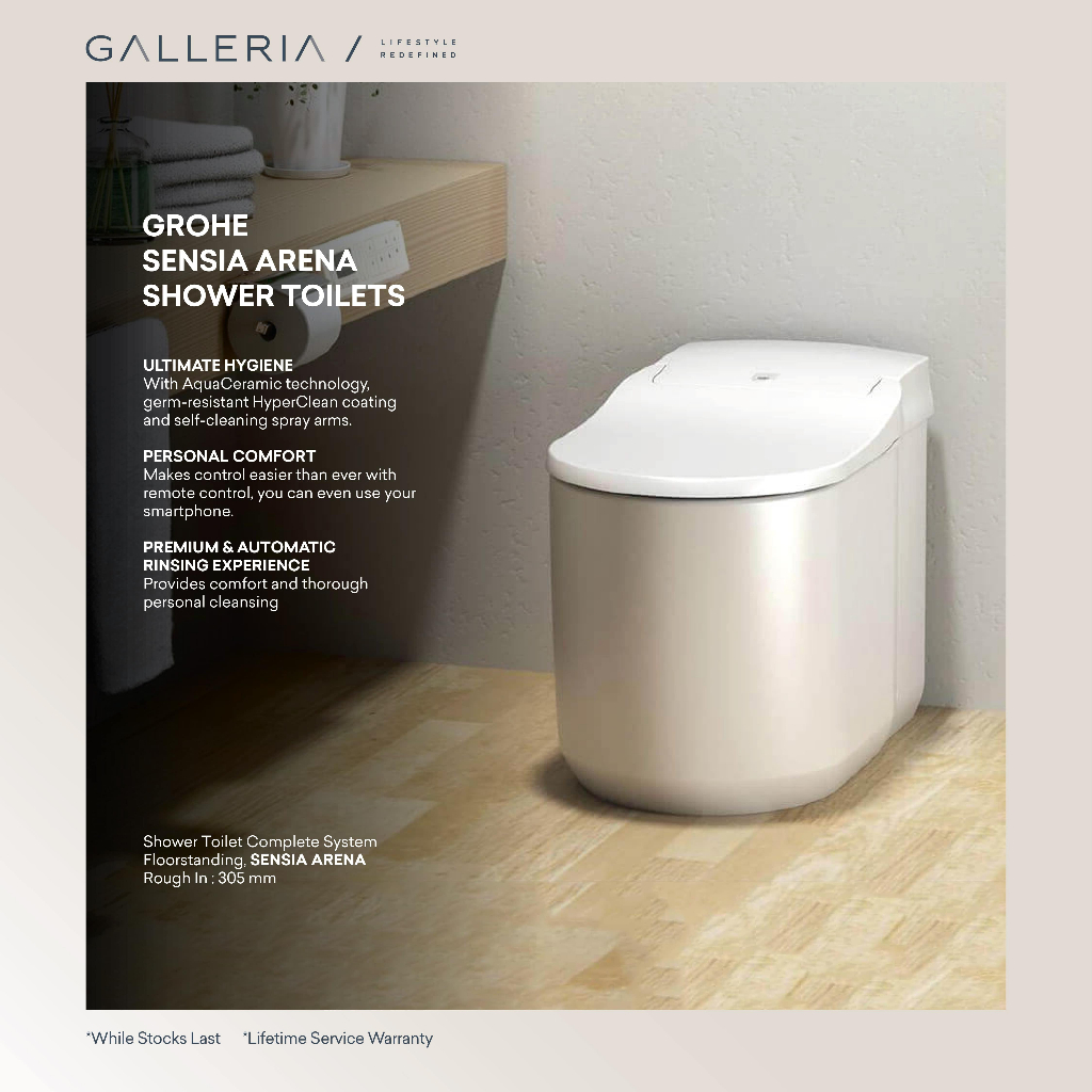 Grohe Sensia Arena Shower Toilet Floorstanding 36492SH0