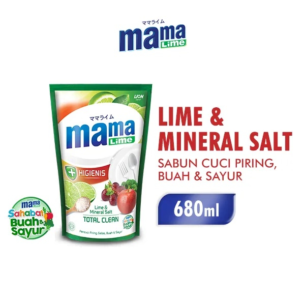 Mama Lime Ekstrak Lime &amp; Mineral Salt Refill 680mL