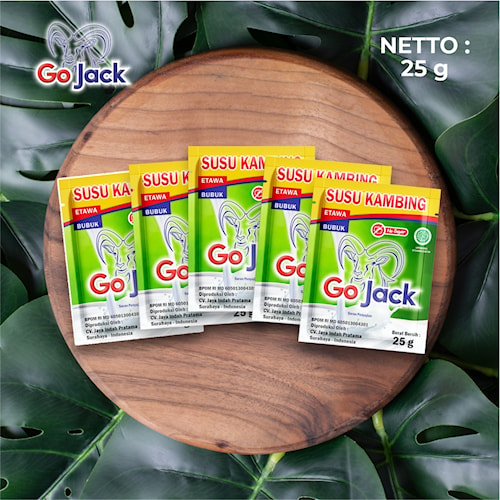 

SACHET SUSU KAMBING ETAWA GOJ ACK 25g TANPA GULA 5 Pcs