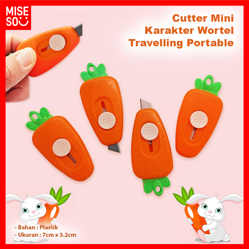 

Cutter Travelling Portable Pisau Kecil Cutter Mini Karakter Wortel ℳ 790