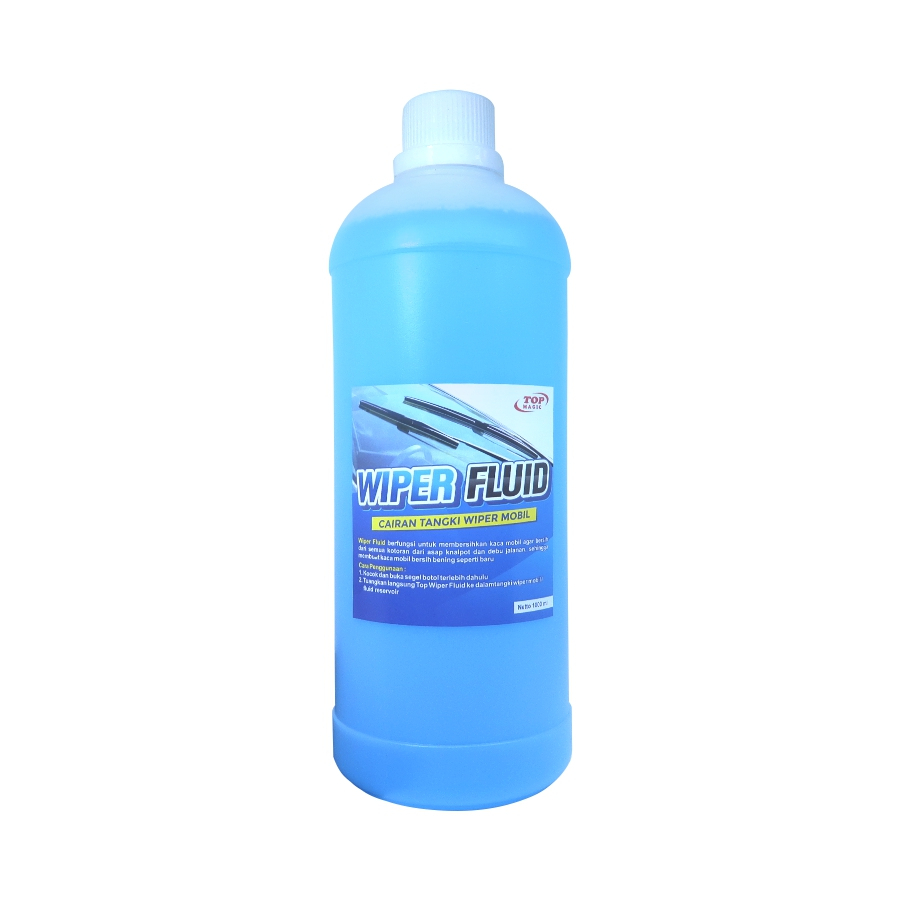 TOP WIPER FLUID 500 ML / 1 LITER Cairan Pembersih Kaca Mobil Anti Jamur dan Debu Sabun Wiper Anti Buram Kaca Mobil