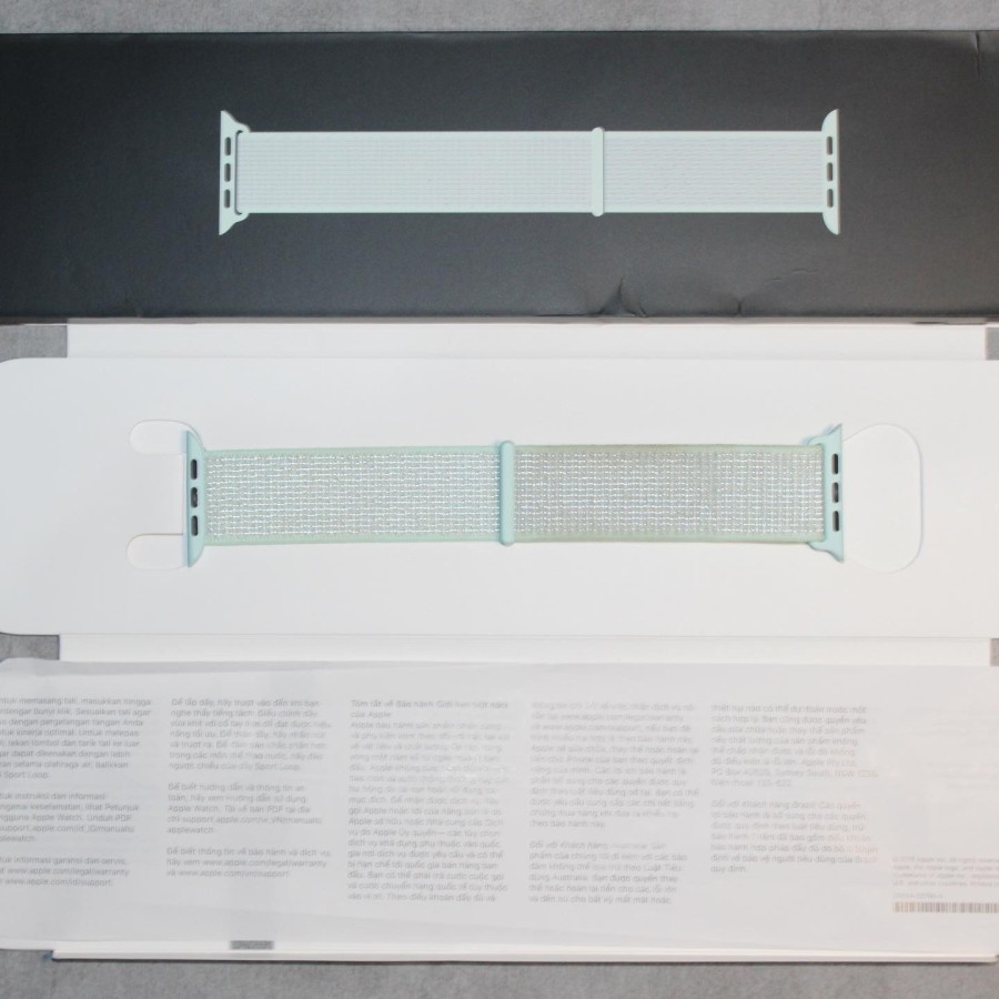 Tali/Strap - Sport Loop Band IWATCH Nike Teal Tint 42mm/44mm/45mm/49mm Preloved/Second Good Conditio