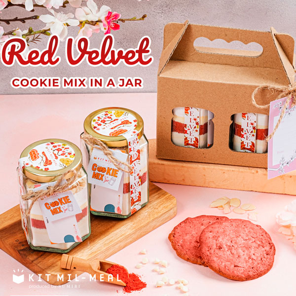 

Hampers Gift Cookie Mix Red Velvet