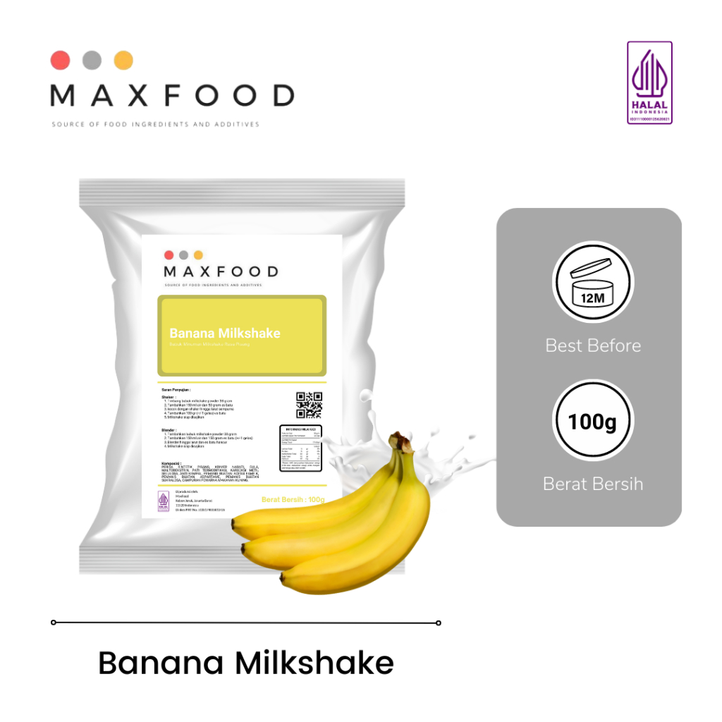 

Banana Milkshake / Bubuk Minuman Milkshake Rasa Pisang 100 GR