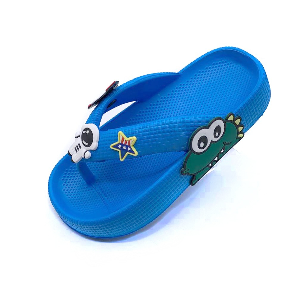 Sandal Anak Laki-Laki Sandal Jepit Bahan Karet Tidak Licin Motif Unik Dan Lucu Terbaru