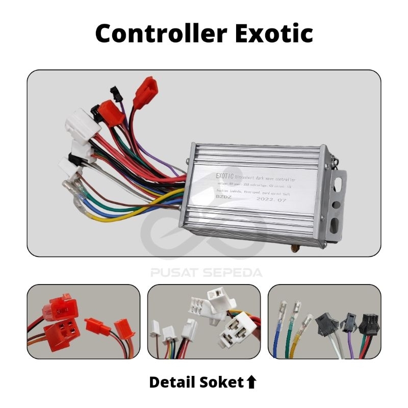CONTROLLER SEPEDA LISTRIK EXOTIC 48V 12Ah