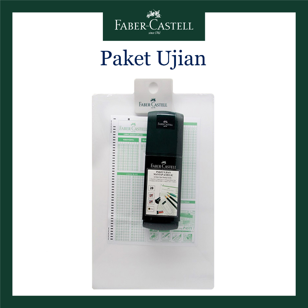 

Paket Ujian Faber Castell / Paket Ujian Mantap Lengkap dengan Papan Acrylic