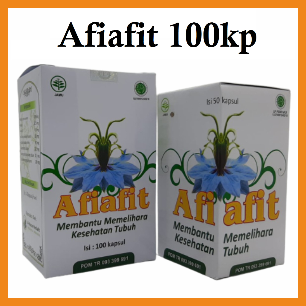 herbal Afiafit Al Mannar 100 kapsul meningkatkan sistem imun tubuh