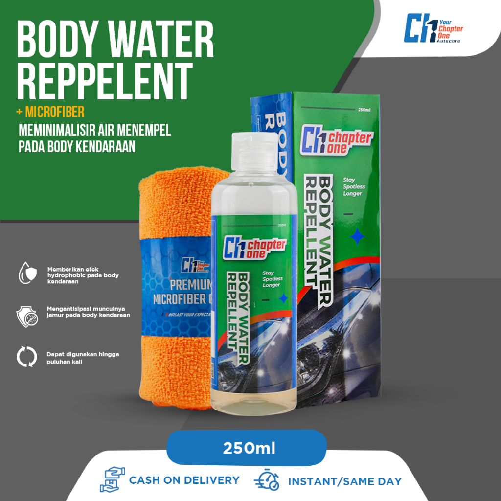 Chapter One Body Water Repellent 250 ml Cairan Body Kendaraan Anti Air