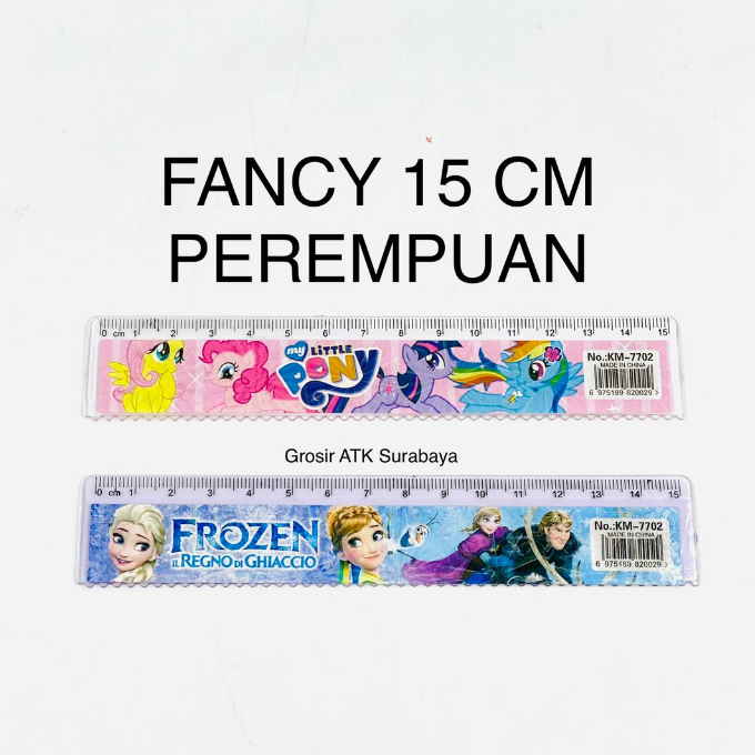 

Penggaris Garisan Fancy Disney Princess Marvel Avenger 15 cm Plastik