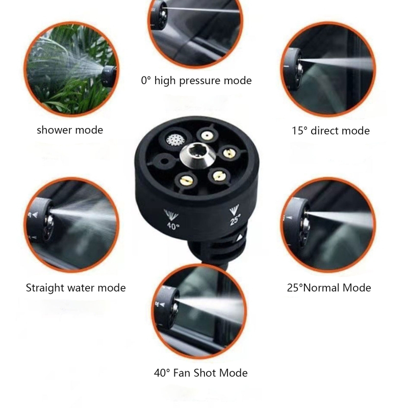 【Adjustable 6 In 1】Nozzle For High Pressure 1/4 Inch Water Hose/Tip Nozzle Washer