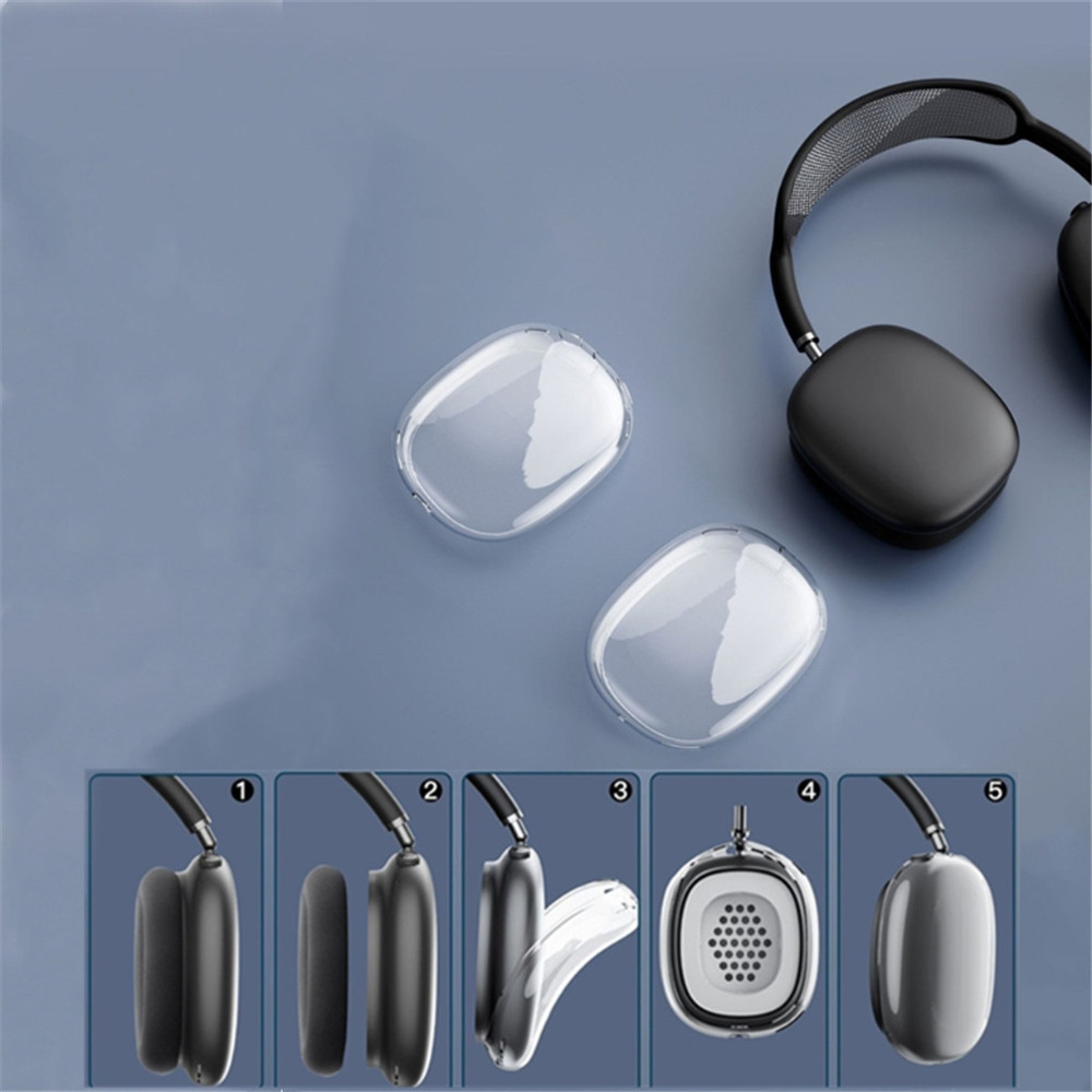 【2pcs TPU Transparan】Soft Case Airpods Max Anti Gores/Airpods Max Headphone Cover