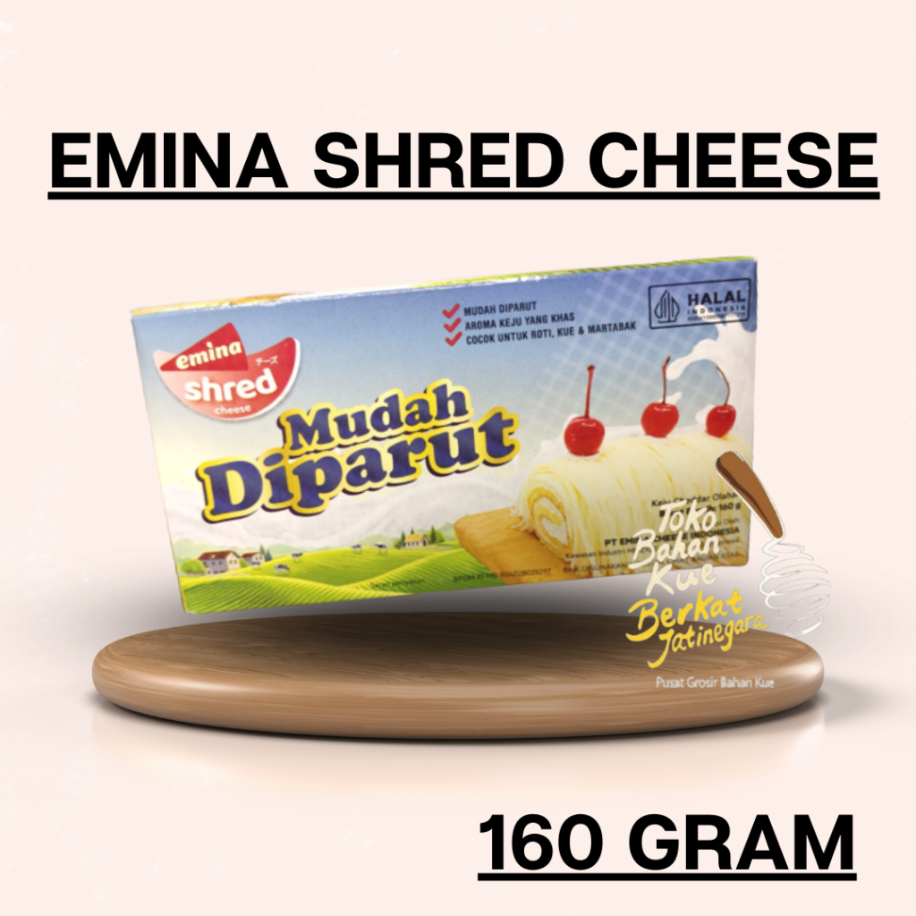 

KEJU CHEDDAR EMINA KEMASAN 160 GRAM/ PCS